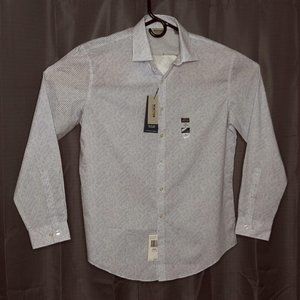 Kenneth Cole Reaction Blue Check Long Sleeve